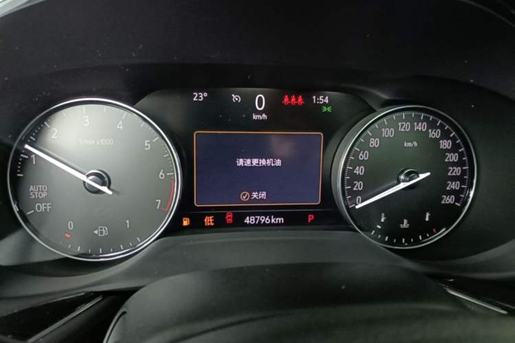 Used Buick Envision 2022 Encore Plus 552T Five-Seat Luxury Model Instrument Cluster