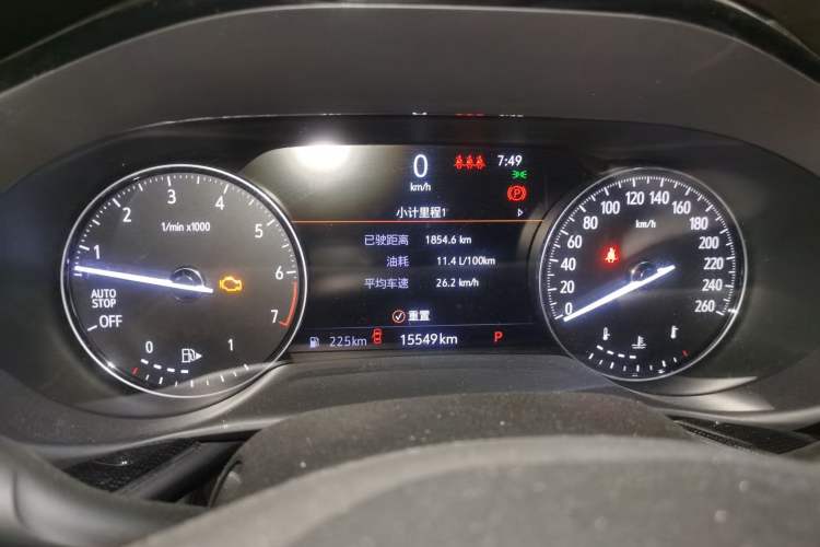 Used Buick Envision 2022 Facelift Encore S 552T Two-Wheel-Drive Luxury Model Instrument Cluster