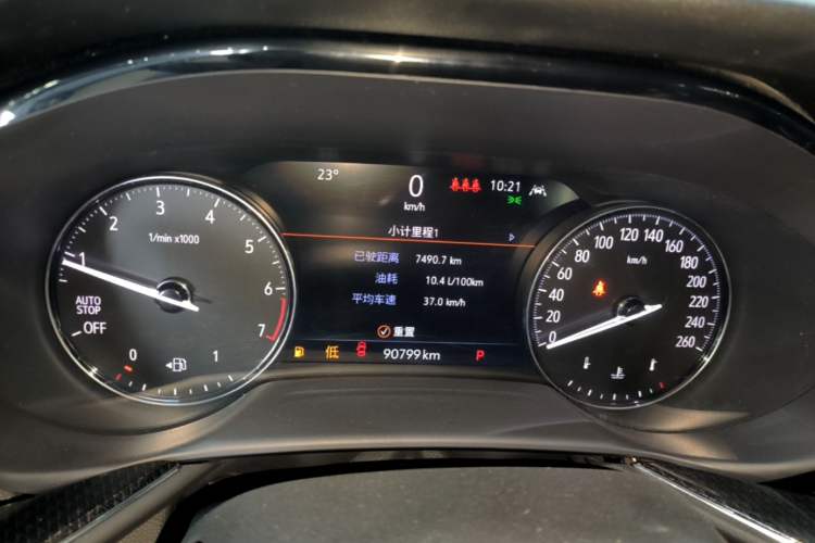 Used Buick Envision 2022 Encore Plus 652T Five-Seat Luxury Model Instrument Cluster