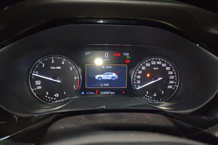 Used Buick Envision 2022 Encore Plus 652T Five-Seat Luxury Model Instrument Cluster