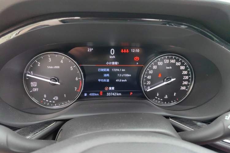 Used Buick Envision 2022 Encore Plus 652T Five-Seat Luxury Model Instrument Cluster