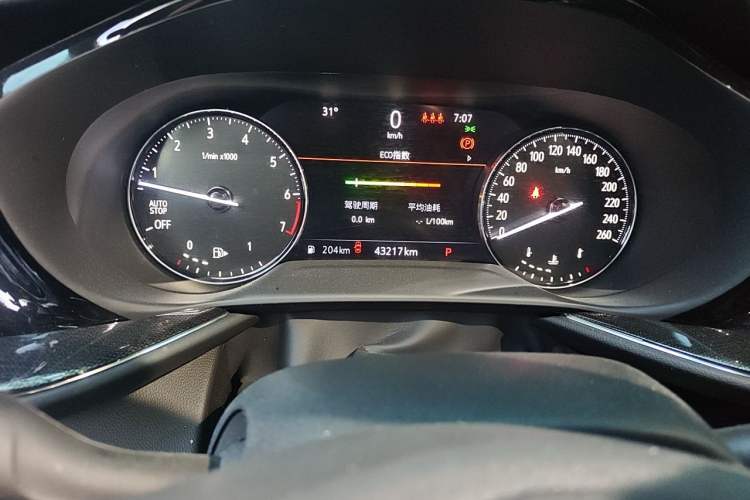 Used Buick Envision 2022 Encore S 552T Two-Wheel-Drive Luxury Model Instrument Cluster