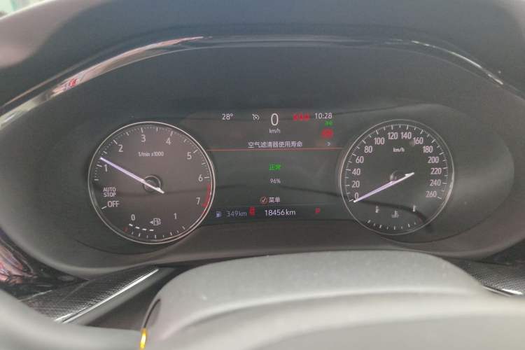 Used Buick Envision 2022 Encore Plus 652T Five-Seat Luxury Model Instrument Cluster