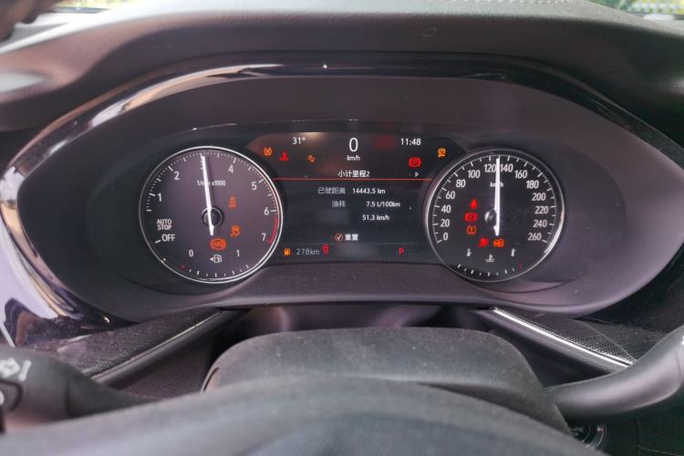 Used Buick Envision 2022 Encore Plus 652T Five-Seat Luxury Model Instrument Cluster