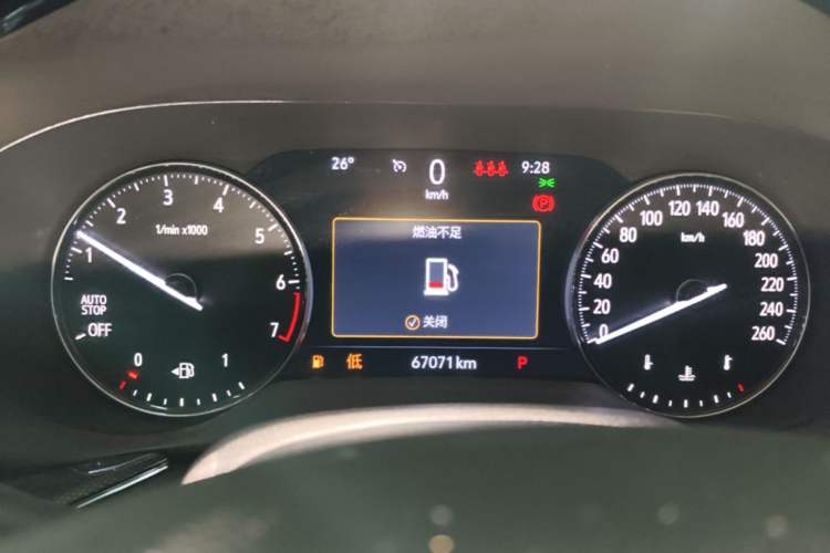 Used Buick Envision 2022 Encore Plus 652T Five-Seat Luxury Model Instrument Cluster