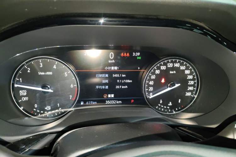 Used Buick Envision 2022 Encore Plus 552T Five-Seat Luxury Model Instrument Cluster