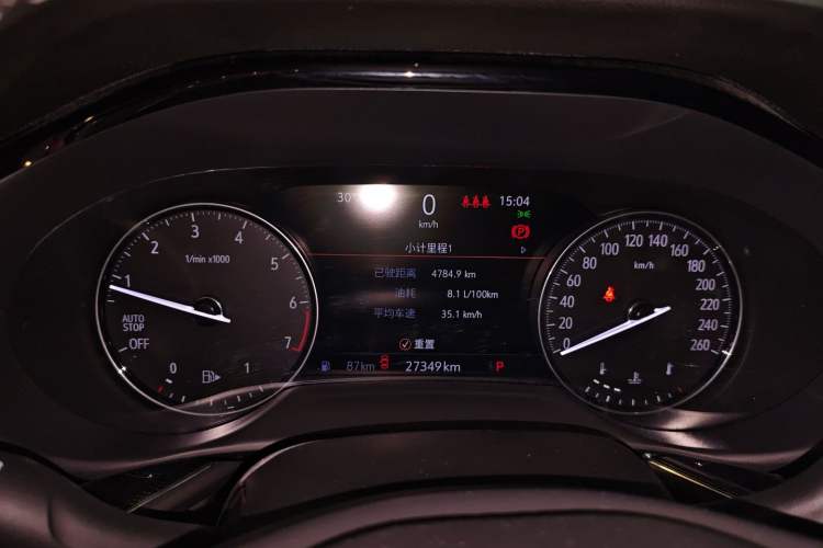 Used Buick Envision 2022 Facelift Encore S 552T Two-Wheel-Drive Luxury Model Instrument Cluster