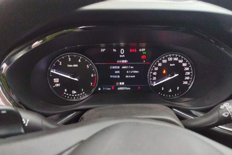 Used Buick Envision 2022 Encore S 652T Two-Wheel Drive Elite Model Instrument Cluster