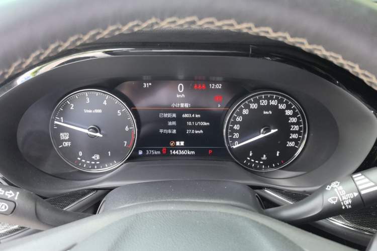 Used Buick Envision 2022 Encore Plus 652T Five-Seat Luxury Model Instrument Cluster
