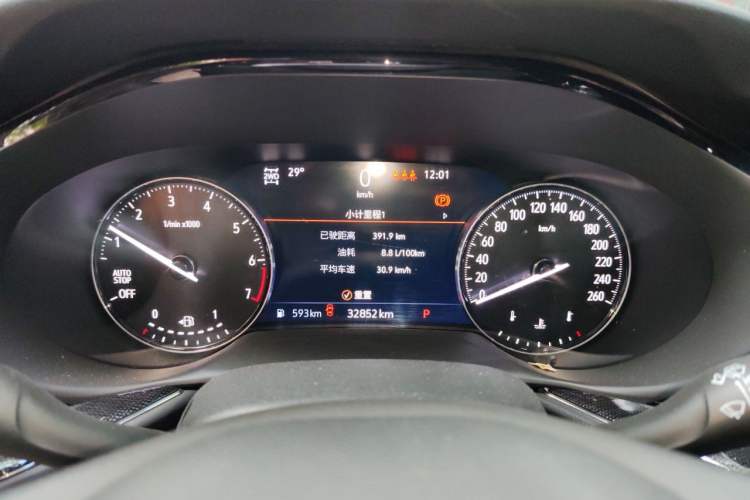 Used Buick Envision 2022 Encore Plus 652T Five-Seat All-Wheel-Drive Luxury Model Instrument Cluster