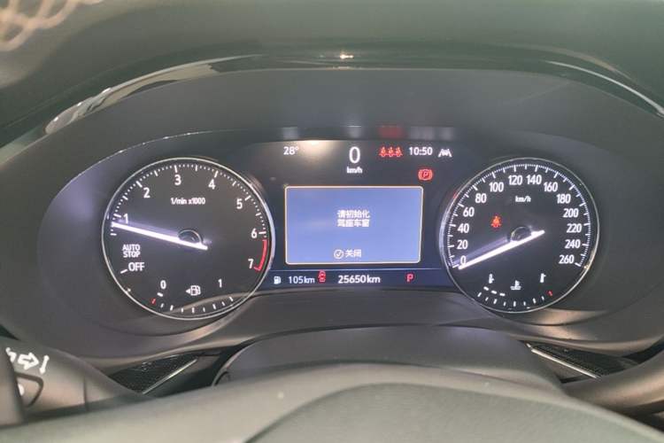Used Buick Envision 2022 Encore Plus 652T Five-Seat Luxury Model Instrument Cluster