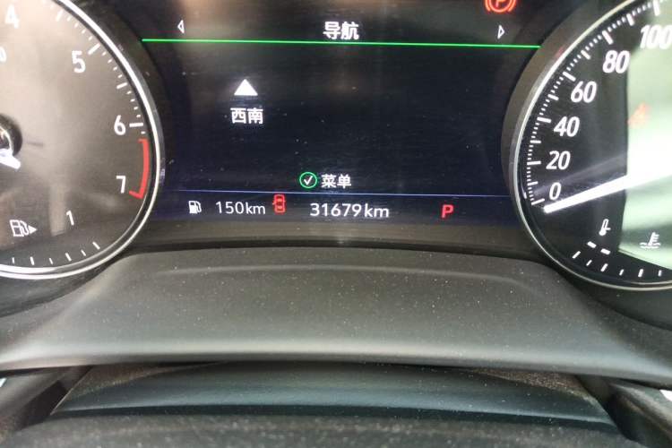 Used Buick Envision 2022 Encore S 552T Two-Wheel-Drive Luxury Model Odometer Close Up