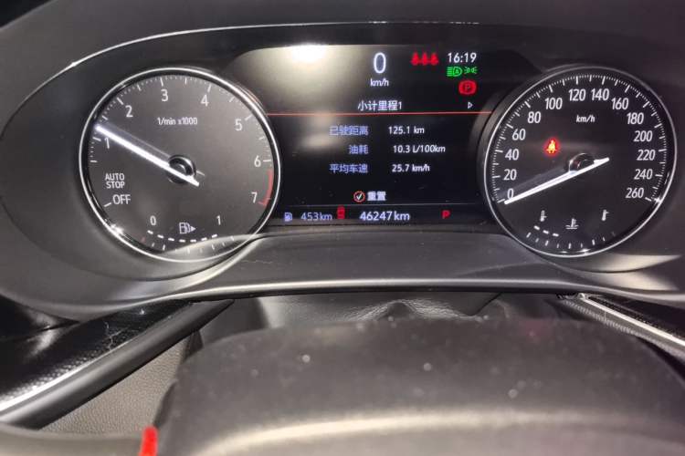 Used Buick Envision 2022 Encore S GS Two-Wheel Drive Smart & Sporty Model Odometer Close Up