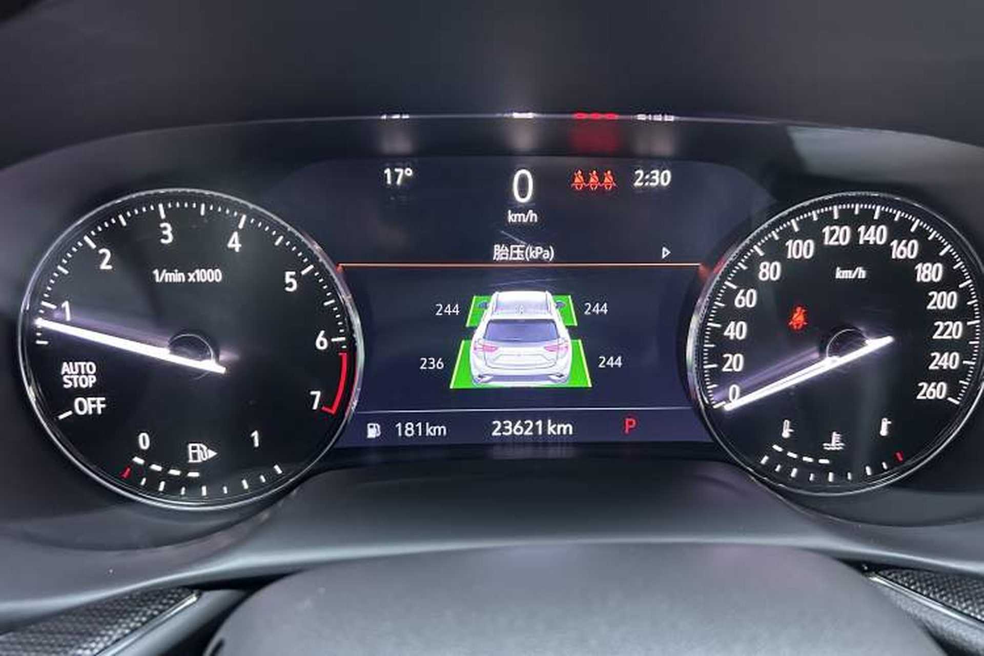 Used Buick Envision 2022 Facelift Encore S 652T Two-Wheel-Drive Luxury Model Odometer Close Up