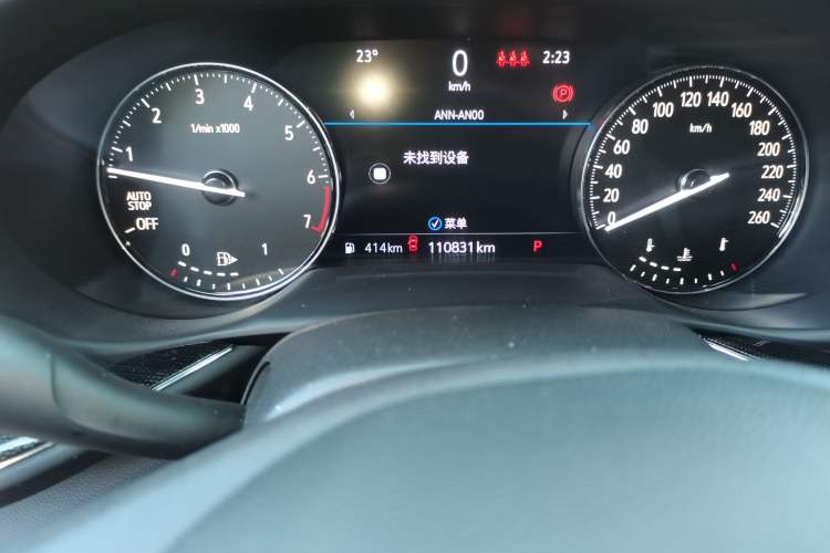 Used Buick Envision 2022 Facelift Encore S 552T Two-Wheel-Drive Luxury Model Odometer Close Up
