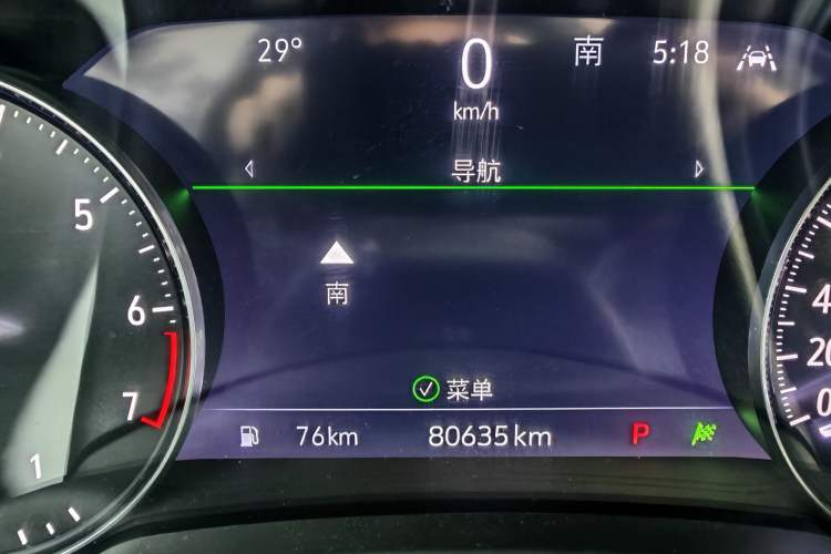 Used Buick Envision 2022 Facelift Encore S 552T Two-Wheel-Drive Luxury Model Odometer Close Up