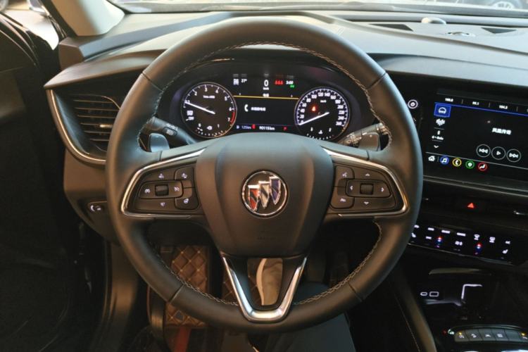 Used Buick Envision 2022 Encore Plus 652T Five-Seat All-Wheel-Drive Luxury Model Steering Wheel