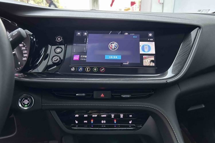 Used Buick Envision 2022 Facelift Encore S 652T Two-Wheel-Drive Luxury Model Audio And AC Panel