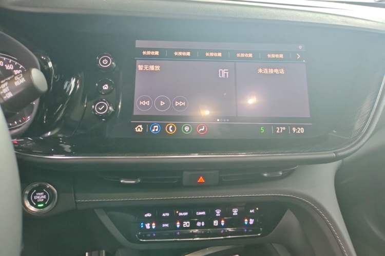 Used Buick Envision 2022 Encore S GS Two-Wheel Drive Smart & Sporty Model Audio And AC Panel