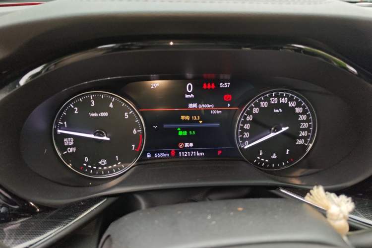 Used Buick Envision 2022 Encore Plus 552T Five-Seat Luxury Model Instrument Cluster