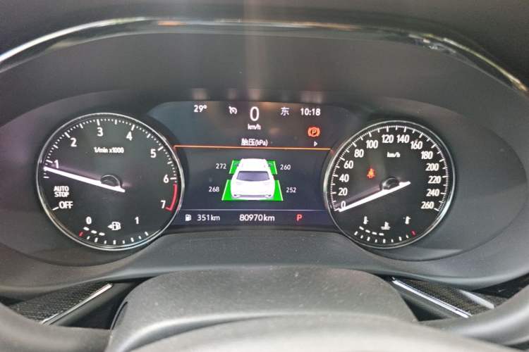 Used Buick Envision 2022 Encore Plus 652T Five-Seat Luxury Model Instrument Cluster