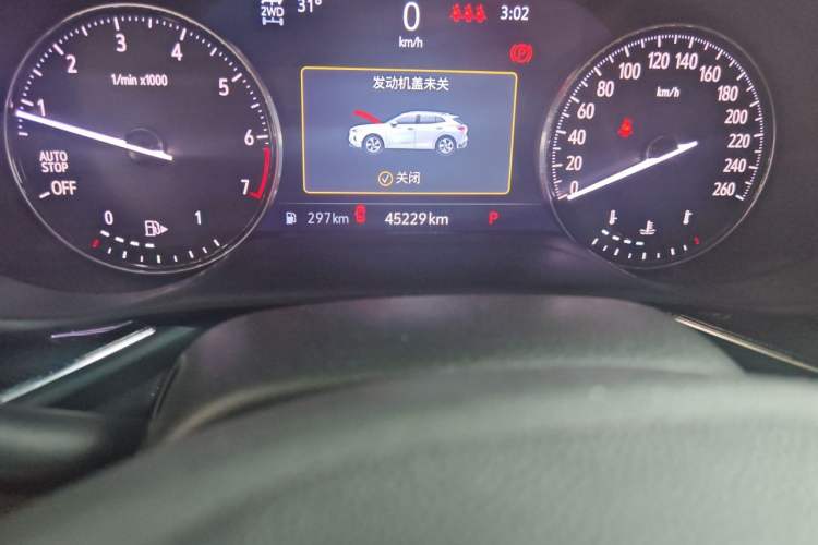 Used Buick Envision 2022 Encore S GS 4x4 Sport Edition Odometer Close Up