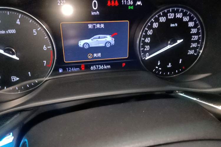 Used Buick Envision 2022 Encore S 552T Two-Wheel-Drive Luxury Model Odometer Close Up