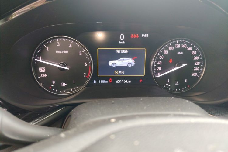Used Buick Envision 2022 Encore S 552T Two-Wheel-Drive Luxury Model Odometer Close Up