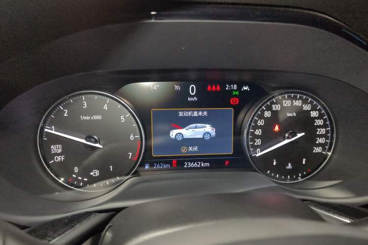 Used Buick Envision 2022 Encore Plus 652T Five-Seat Luxury Model Instrument Cluster