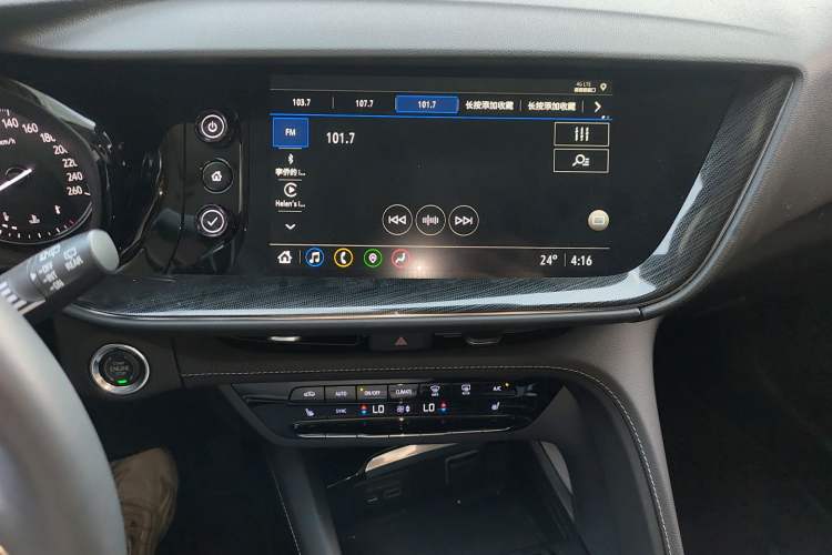 Used Buick Envision 2022 Encore S 652T Two-Wheel-Drive Luxury Model Audio And AC Panel