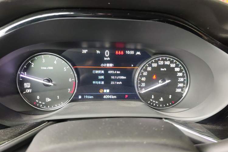 Used Buick Envision 2022 Encore S 552T Two-Wheel-Drive Luxury Model Instrument Cluster