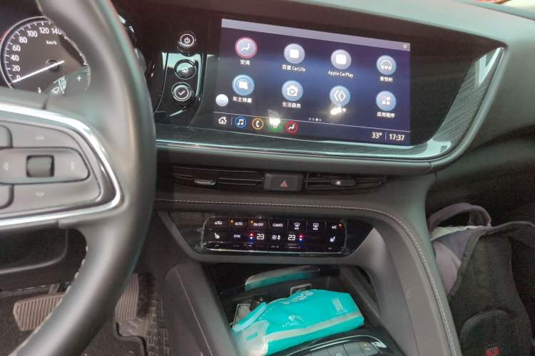Used Buick Envision 2022 Encore S 552T Two-Wheel-Drive Luxury Model Audio And AC Panel