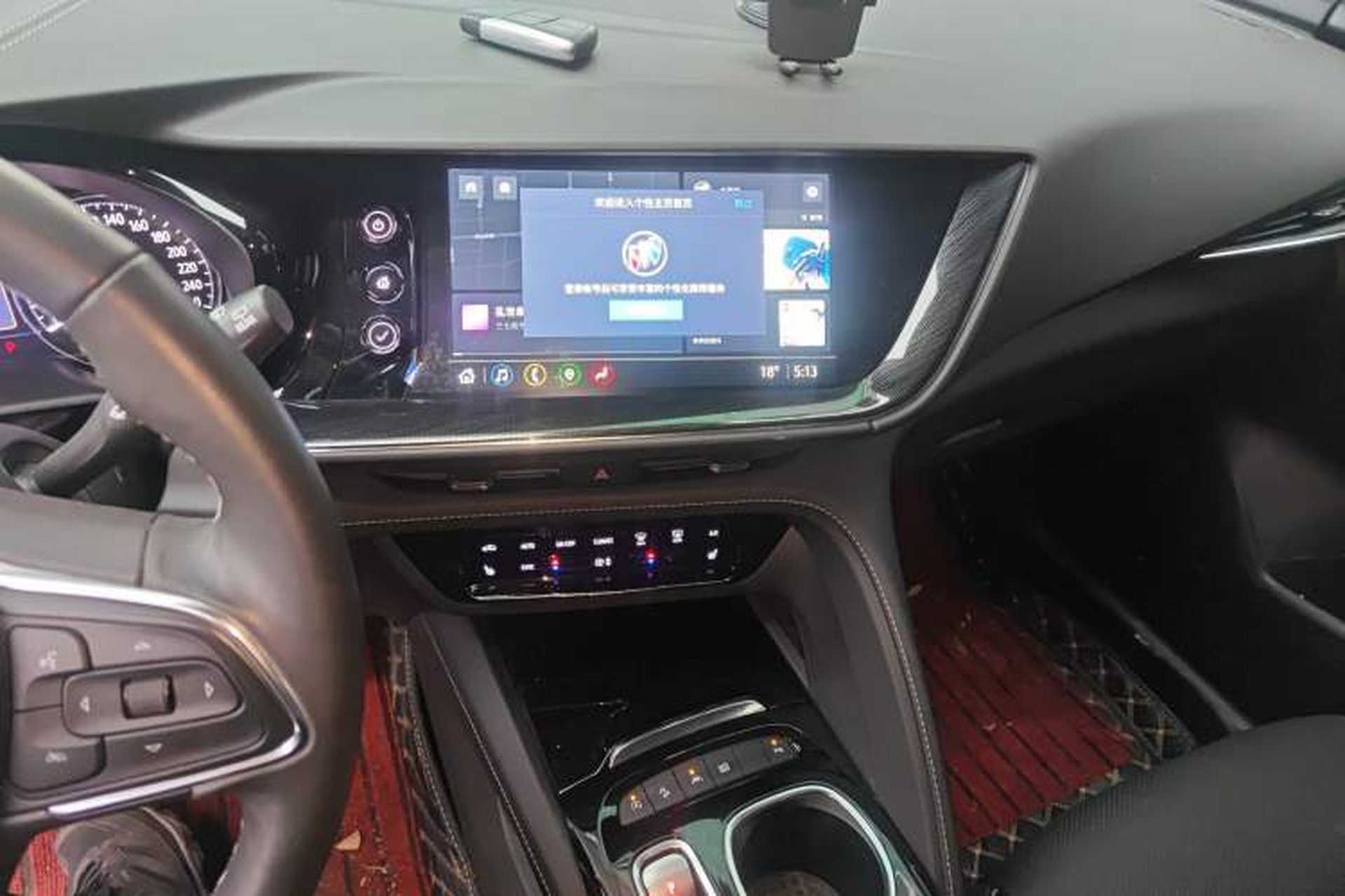 Used Buick Envision 2022 Encore Plus 652T Five-Seat All-Wheel-Drive Luxury Model Audio And AC Panel