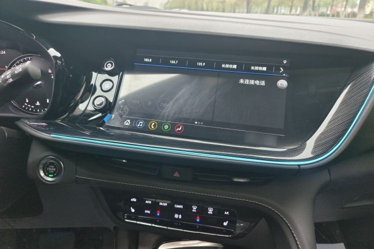 Used Buick Envision 2022 Encore S 552T Two-Wheel-Drive Luxury Model Audio And AC Panel