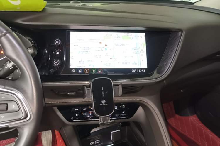Used Buick Envision 2022 Facelift Encore S 552T Two-Wheel-Drive Luxury Model Audio And AC Panel