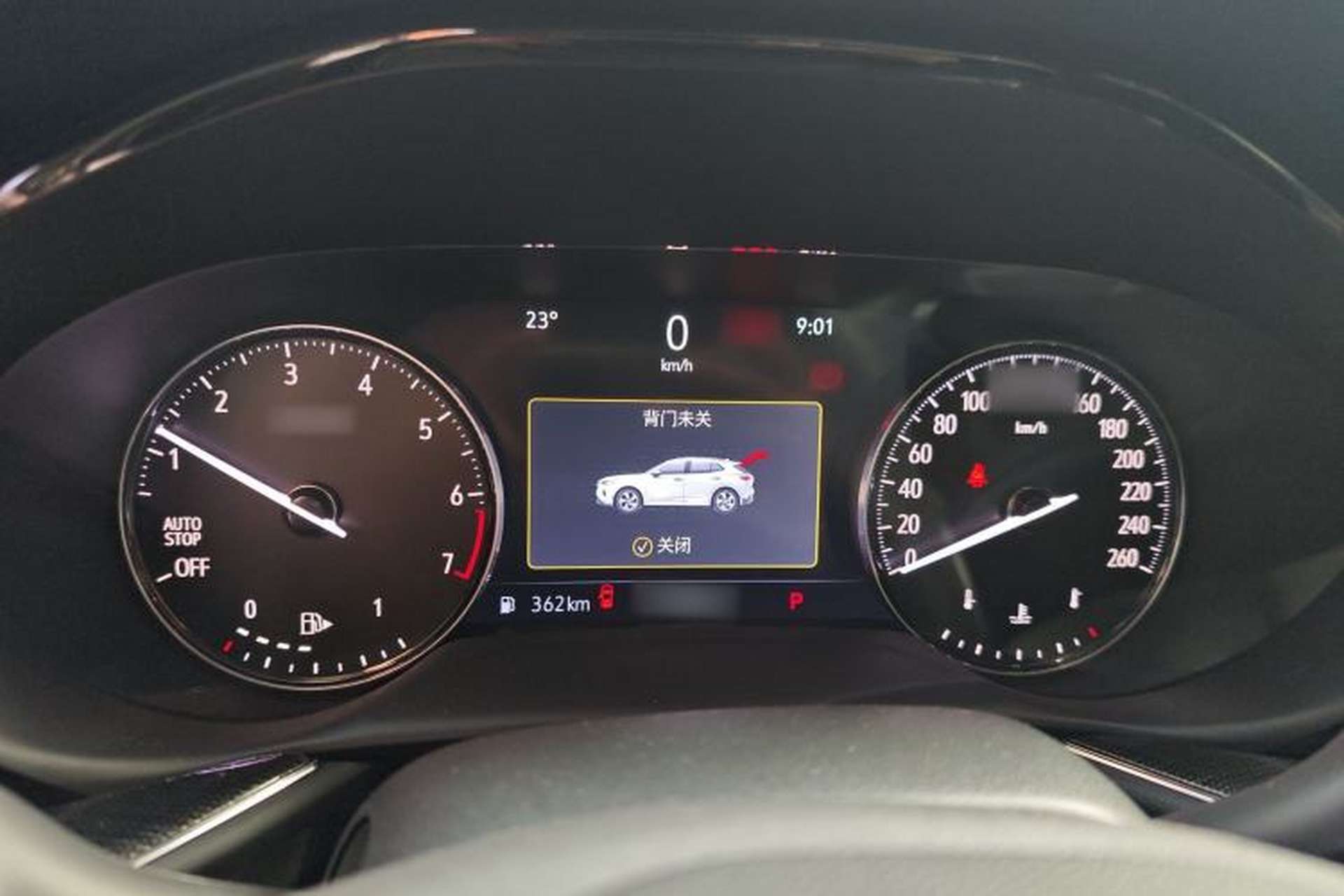 Used Buick Envision 2022 Facelift Encore S 652T Two-Wheel-Drive Luxury Model Instrument Cluster