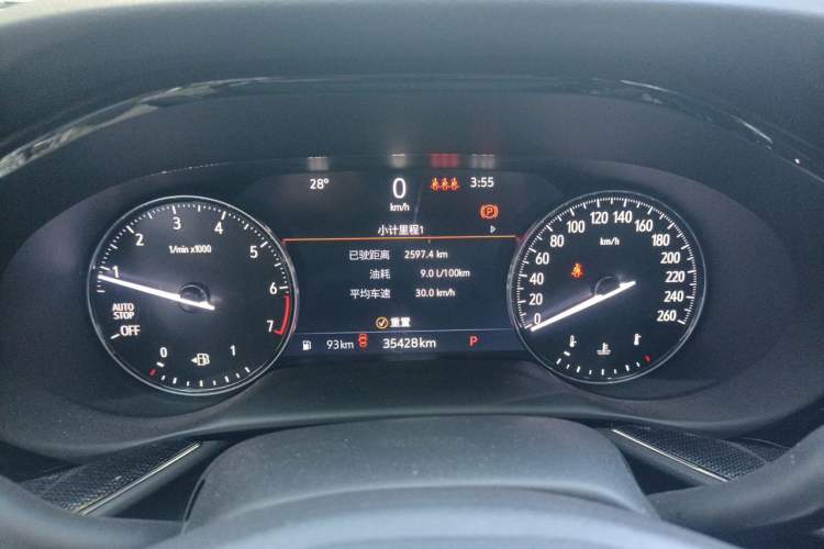 Used Buick Envision 2022 Encore Plus 652T Five-Seat Luxury Model Instrument Cluster