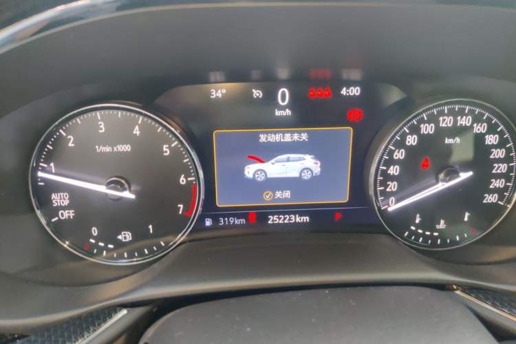 Used Buick Envision 2022 Encore Plus 652T Five-Seat Luxury Model Instrument Cluster