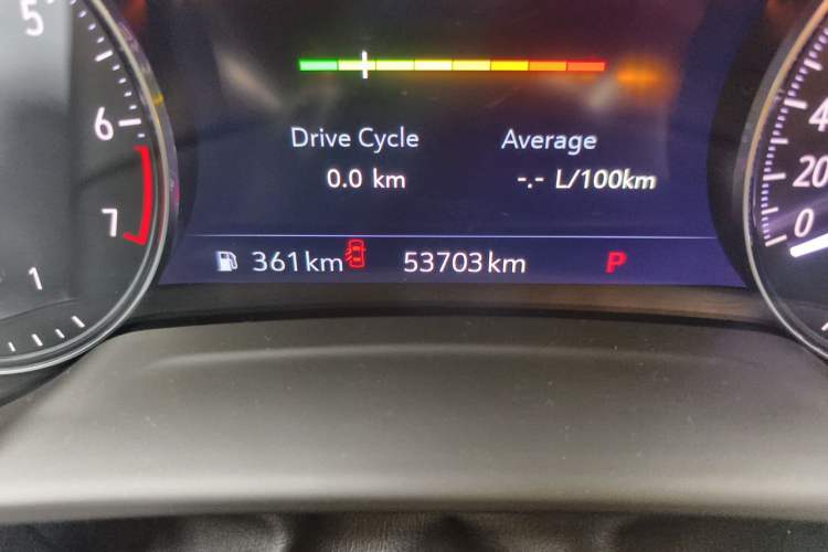 Used Buick Envision 2022 Encore Plus 652T Five-Seat Luxury Model Odometer Close Up