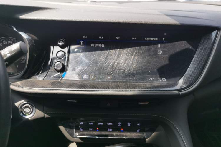 Used Buick Envision 2023 Encore Plus 652T Five-Seat Luxury Model Audio And AC Panel