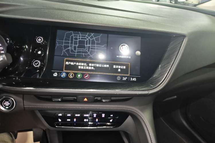 Used Buick Envision 2023 Encore S 652T Two-Wheel-Drive Luxury Model Audio And AC Panel