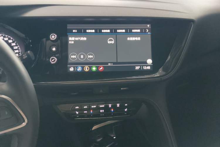 Used Buick Envision 2023 Encore S 552T Two-Wheel Drive Luxury Model Audio And AC Panel
