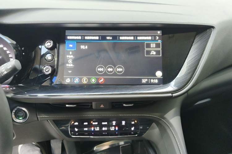 Used Buick Envision 2023 Encore Plus 652T Five-Seat All-Wheel-Drive Luxury Model Audio And AC Panel