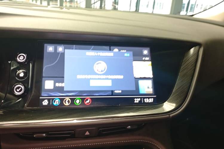 Used Buick Envision 2023 Encore Plus 652T Five-Seat All-Wheel-Drive Luxury Model Audio And AC Panel