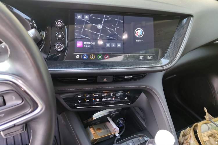 Used Buick Envision 2023 Encore S GS Four-Wheel Drive Sport Model Audio And AC Panel
