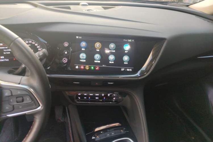 Used Buick Envision 2023 Encore Plus 652T Five-Seat Luxury Model Audio And AC Panel
