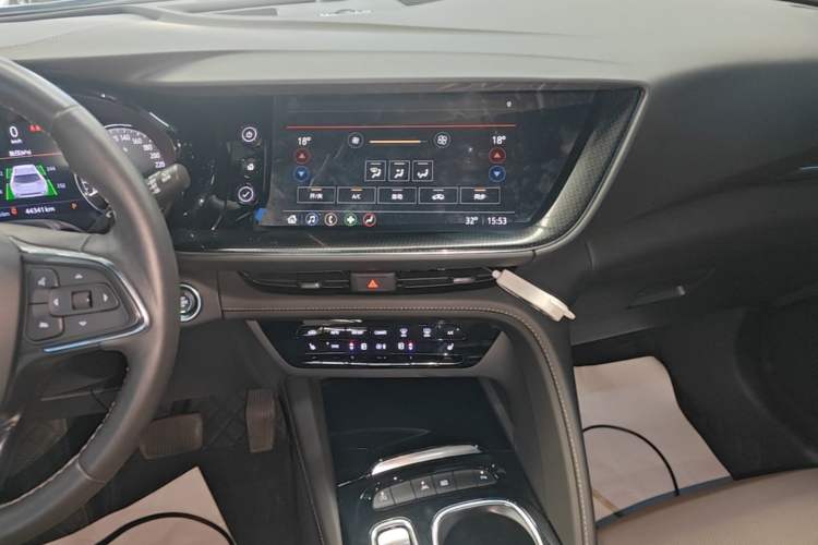Used Buick Envision 2023 Encore Plus 652T Five-Seat Luxury Model Audio And AC Panel