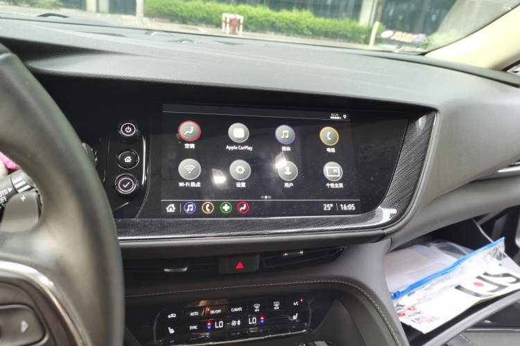 Used Buick Envision 2023 Encore Plus 652T Five-Seat Luxury Model Audio And AC Panel