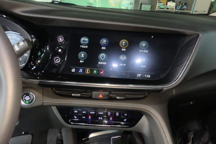Used Buick Envision 2023 Encore S 652T Two-Wheel-Drive Luxury Model Audio And AC Panel