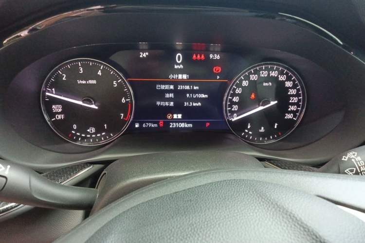 Used Buick Envision 2023 Encore Plus 652T Five-Seat Luxury Model Instrument Cluster